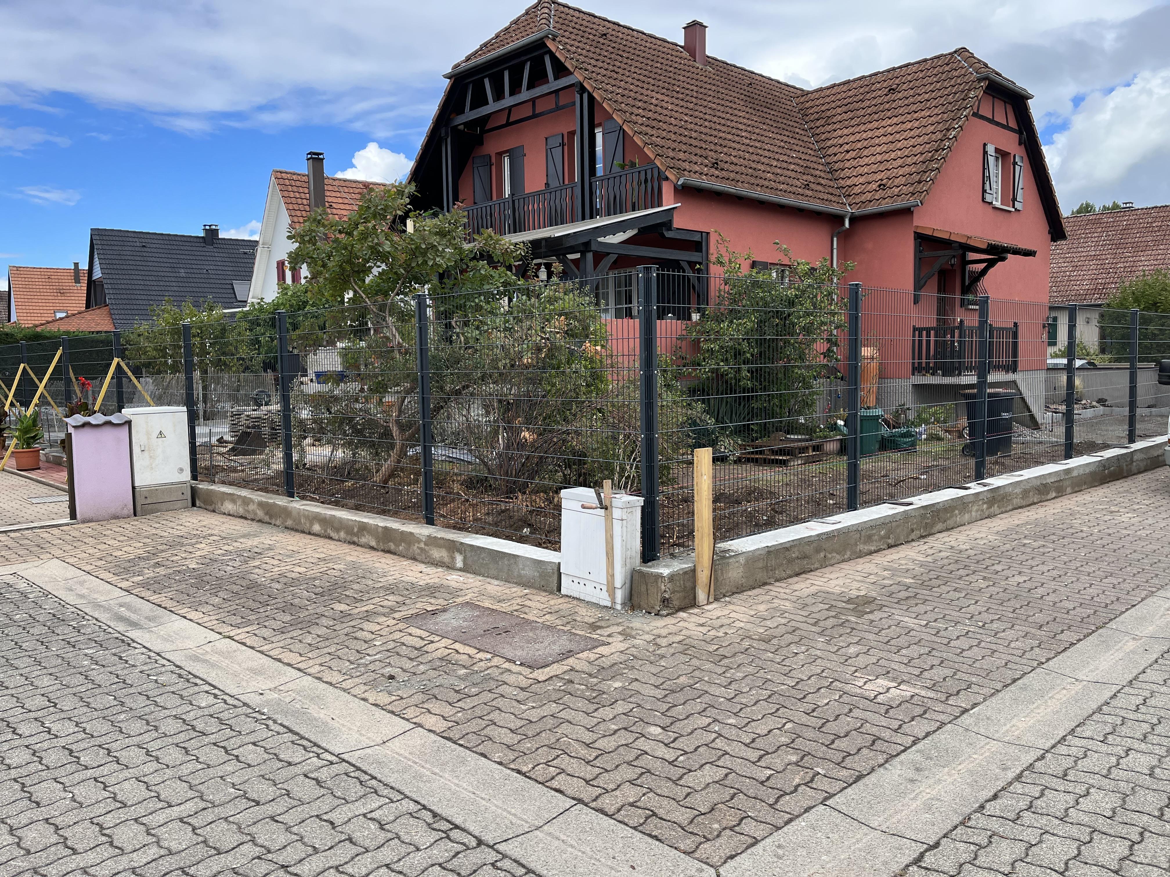 Construction de cloture à Haguenau par TP Ruhland