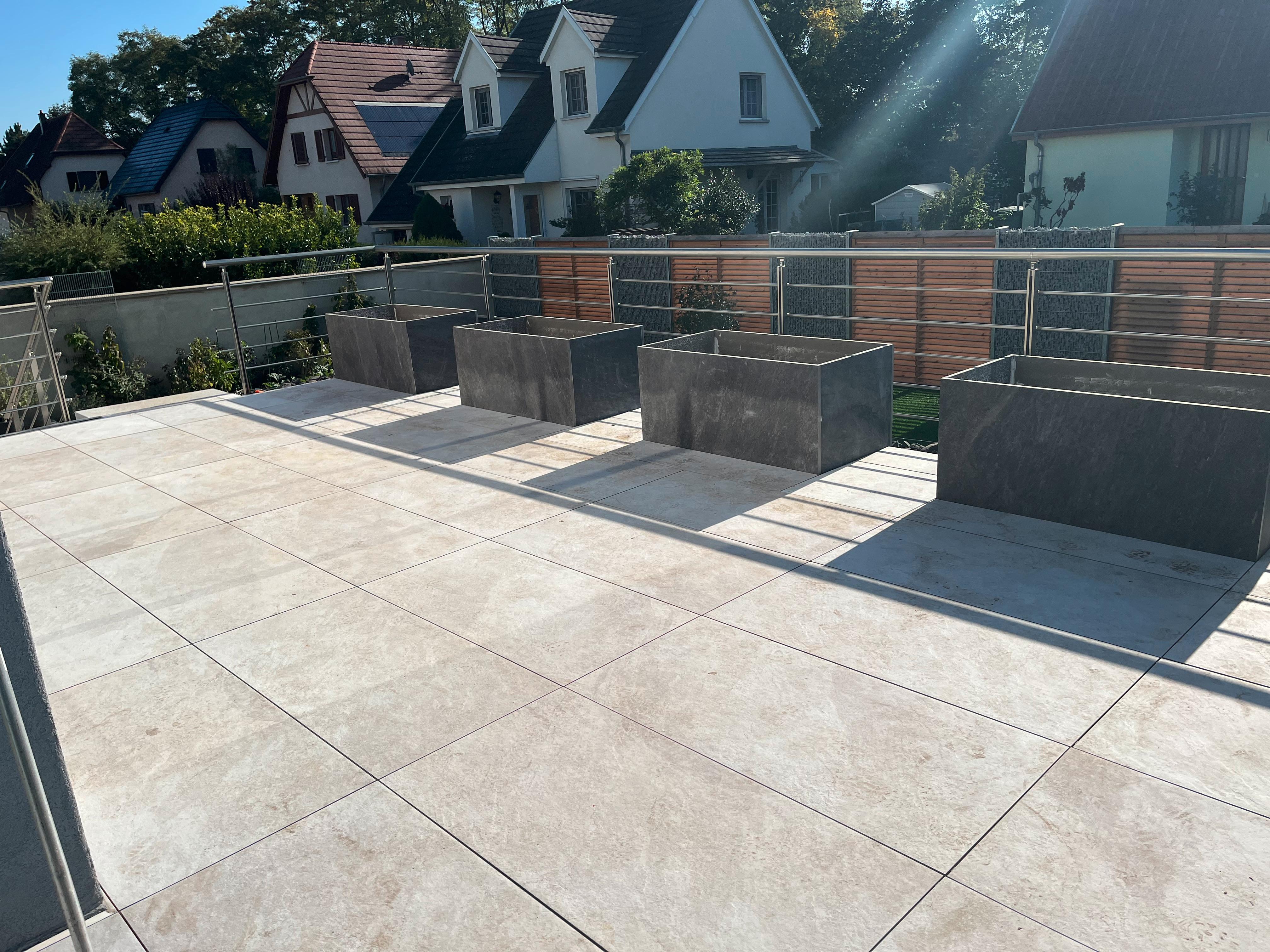 Terrasse en dallage à Haguenau par TP Ruhland